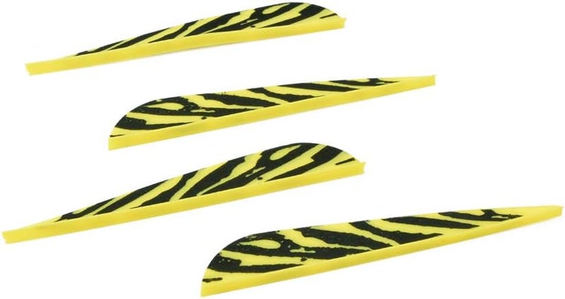 TY Archery 3 Inch Arrow Fletching Vanes Plastic Feather for DIY Archery Hunting Targeting Arrows(Pack of 50) - Image 2
